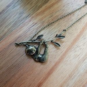 Earthbound Sloth Necklace